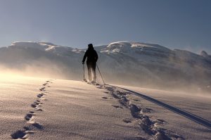 Bastón de senderismo para nieve